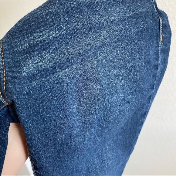 FREE People Low Rise Skinny Leg Medium Wash Stretch Denim Crop Jeans Women's 26 - Picture 6 of 6